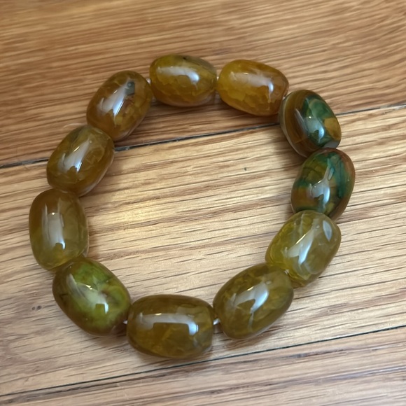 Tibetan Glass Bead Bracelet - Picture 6 of 6